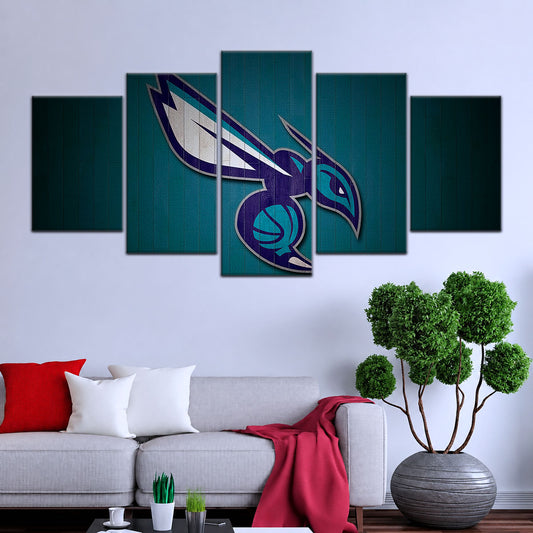 Basketball Wall Art - BK5067 - Charlotte Hornets Sports - Basketball Poster - Basketball Canvas