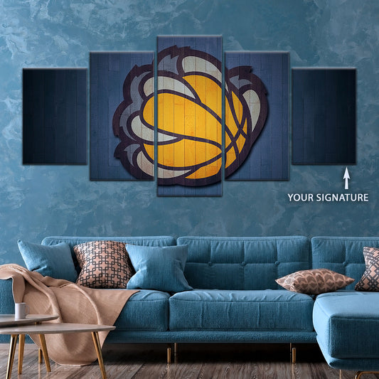 Basketball Wall Art - BK5069 - Memphis Grizzlies Sports - Basketball Poster - Basketball Canvas