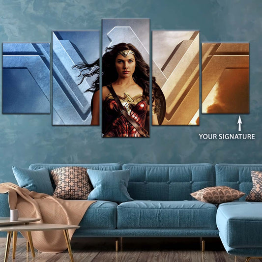 DC Wall Art - DCEU5010 - Wonder Woman - DC Comics Heroine - DC Extended Universe Poster - DC Extended Universe Canvas