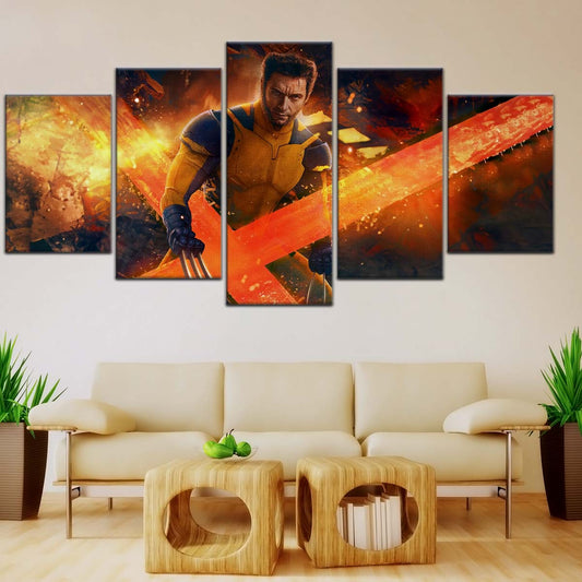 DC Wall Art - DCEU5025 - Deadpool & Wolverine Action - DC Extended Universe Poster - DC Extended Universe Canvas