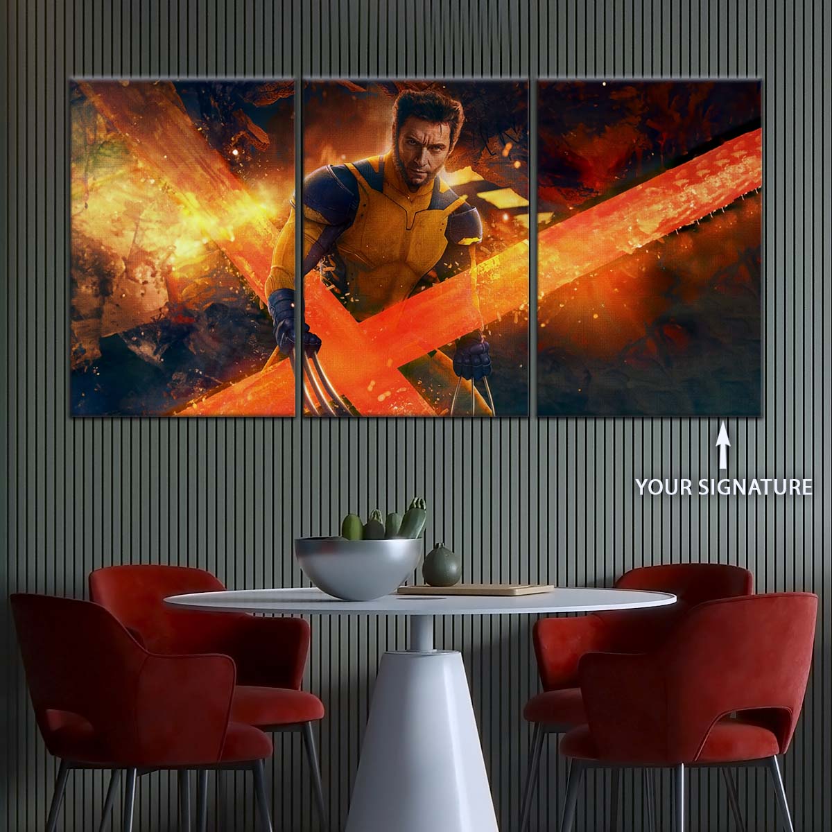 DC Wall Art - DCEU5025 - Deadpool & Wolverine Action - DC Extended Universe Poster - DC Extended Universe Canvas