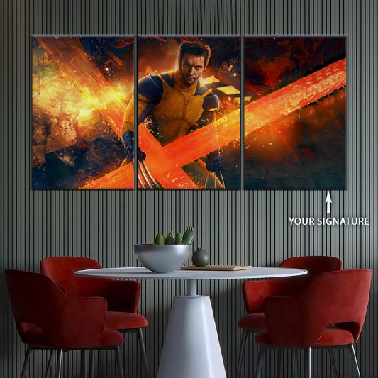 DC Wall Art - DCEU5025 - Deadpool & Wolverine Action - DC Extended Universe Poster - DC Extended Universe Canvas