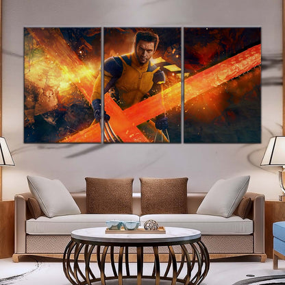 DC Wall Art - DCEU5025 - Deadpool & Wolverine Action - DC Extended Universe Poster - DC Extended Universe Canvas