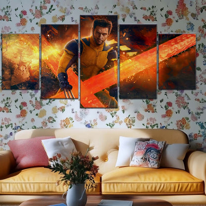 DC Wall Art - DCEU5025 - Deadpool & Wolverine Action - DC Extended Universe Poster - DC Extended Universe Canvas