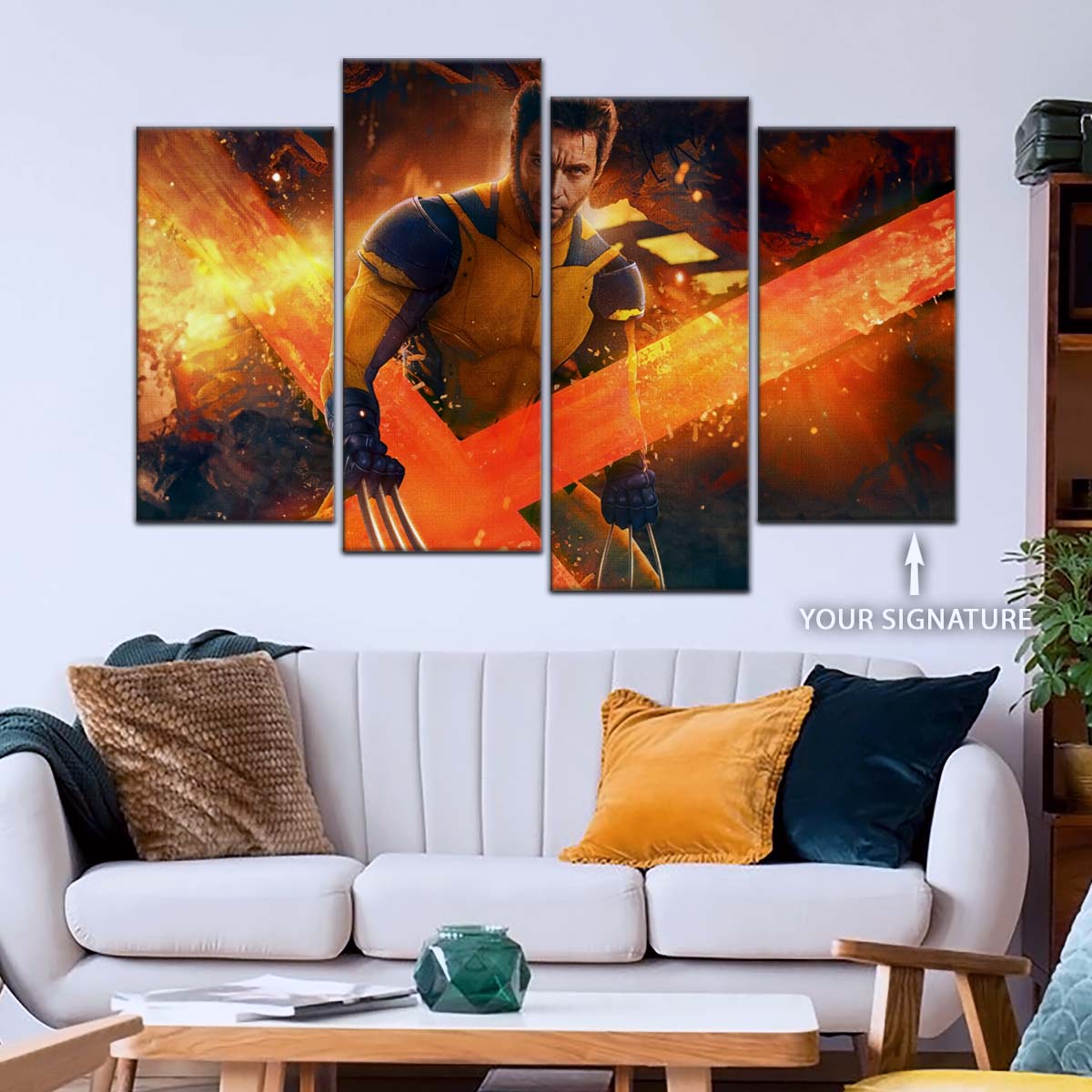 DC Wall Art - DCEU5025 - Deadpool & Wolverine Action - DC Extended Universe Poster - DC Extended Universe Canvas