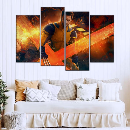 DC Wall Art - DCEU5025 - Deadpool & Wolverine Action - DC Extended Universe Poster - DC Extended Universe Canvas
