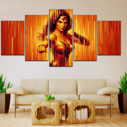 DC Wall Art - DCEU5026 - Wonder Woman - DC Comics Heroine - DC Extended Universe Poster - DC Extended Universe Canvas