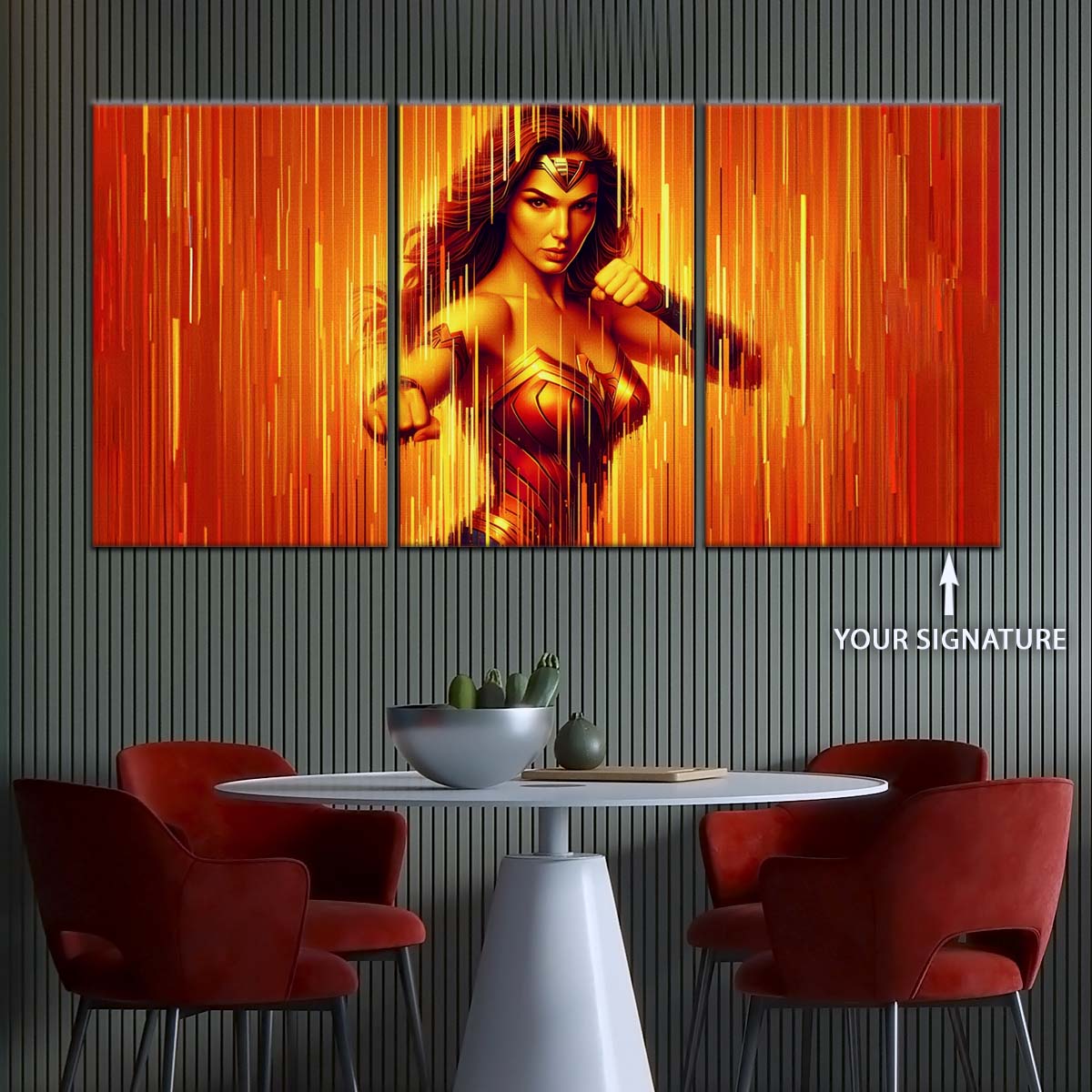 DC Wall Art - DCEU5026 - Wonder Woman - DC Comics Heroine - DC Extended Universe Poster - DC Extended Universe Canvas