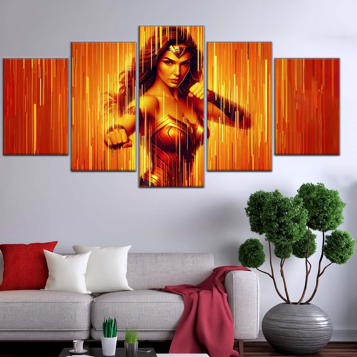 DC Wall Art - DCEU5026 - Wonder Woman - DC Comics Heroine - DC Extended Universe Poster - DC Extended Universe Canvas