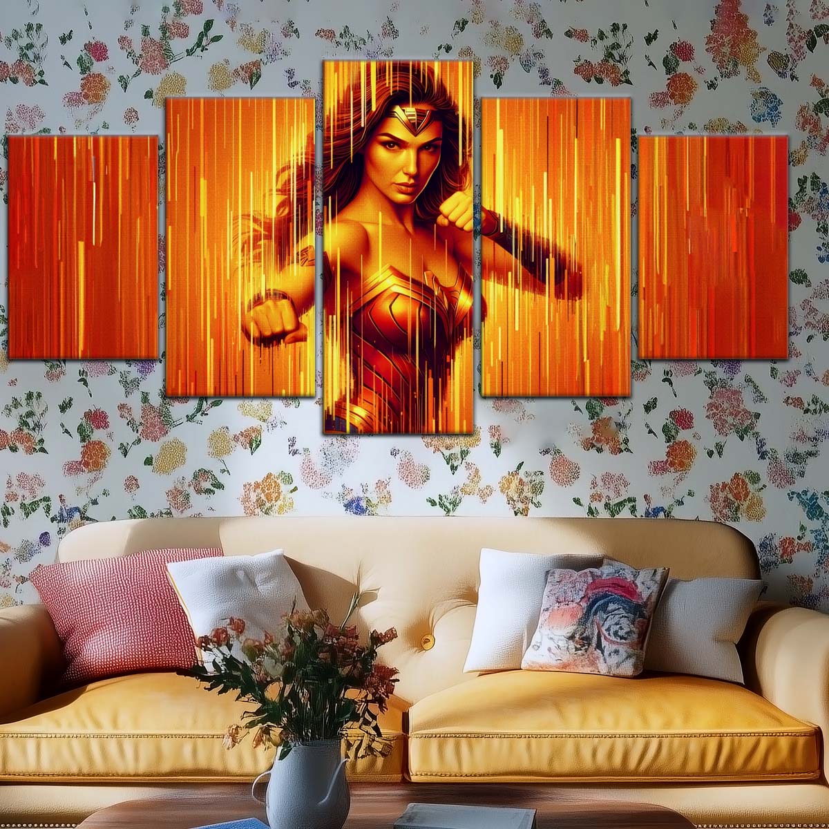 DC Wall Art - DCEU5026 - Wonder Woman - DC Comics Heroine - DC Extended Universe Poster - DC Extended Universe Canvas
