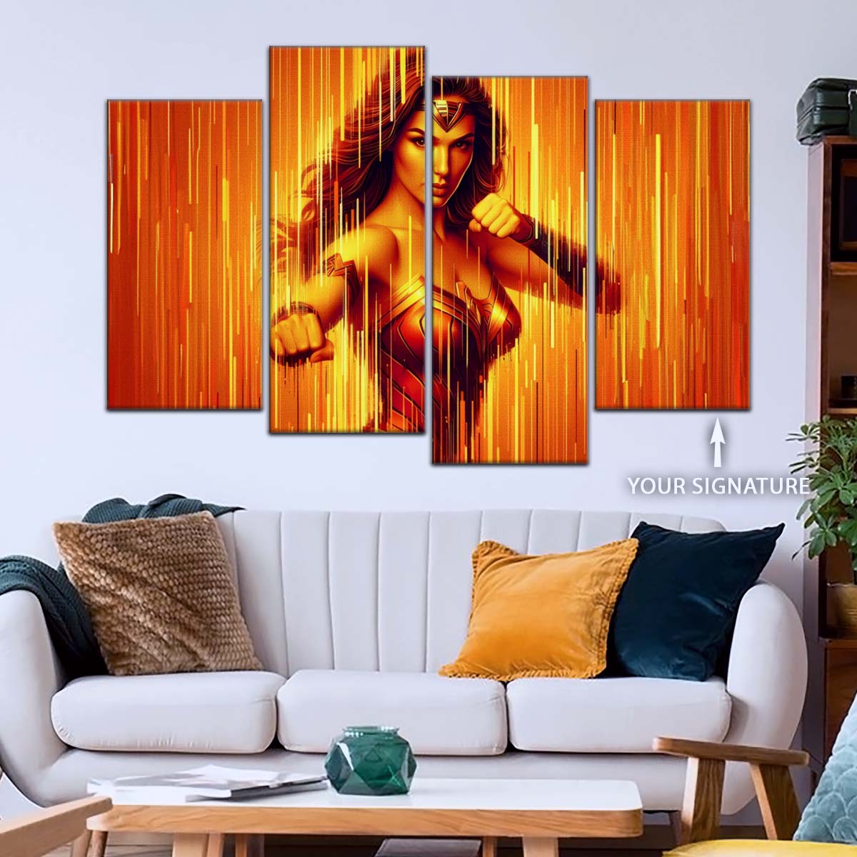 DC Wall Art - DCEU5026 - Wonder Woman - DC Comics Heroine - DC Extended Universe Poster - DC Extended Universe Canvas