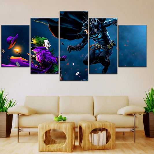 DC Wall Art - DCEU5028 - DC Comics - Joker vs Batman - DC Extended Universe Poster - DC Extended Universe Canvas