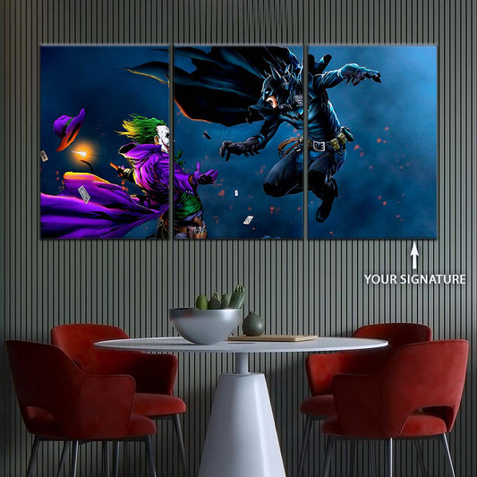 DC Wall Art - DCEU5028 - DC Comics - Joker vs Batman - DC Extended Universe Poster - DC Extended Universe Canvas