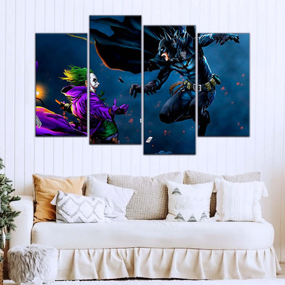 DC Wall Art - DCEU5028 - DC Comics - Joker vs Batman - DC Extended Universe Poster - DC Extended Universe Canvas
