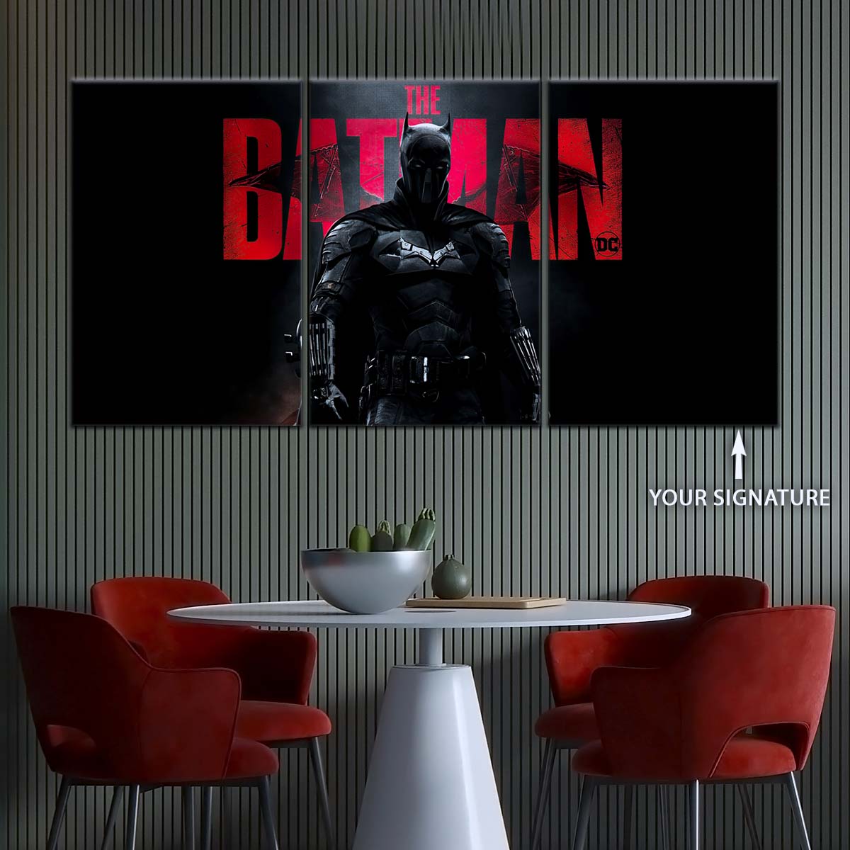 DC Wall Art - DCEU5029 - Batman - Bruce Wayne - The Batman - DC Extended Universe Poster - DC Extended Universe Canvas