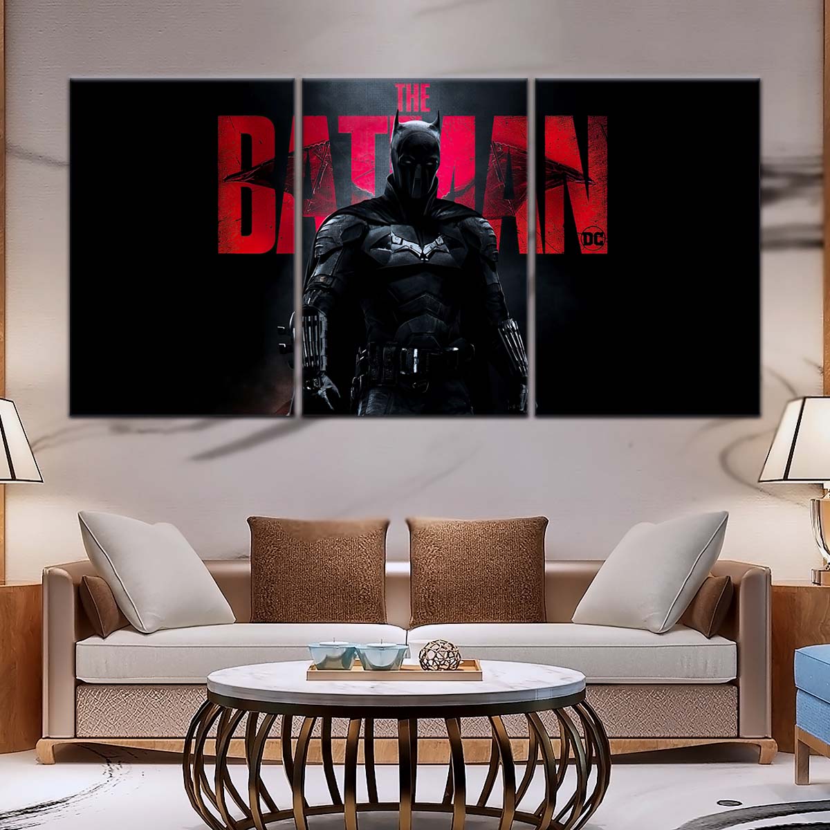 DC Wall Art - DCEU5029 - Batman - Bruce Wayne - The Batman - DC Extended Universe Poster - DC Extended Universe Canvas