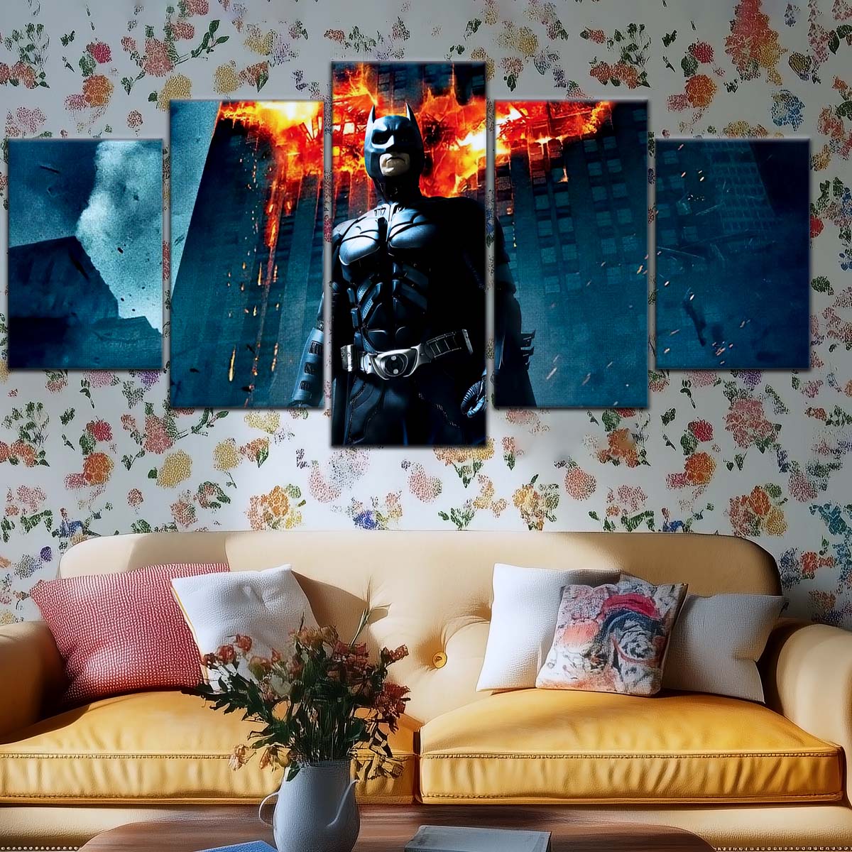 DC Wall Art - DCEU5030 - Batman - Bruce Wayne - The Dark Knight - DC Extended Universe Poster - DC Extended Universe Canvas
