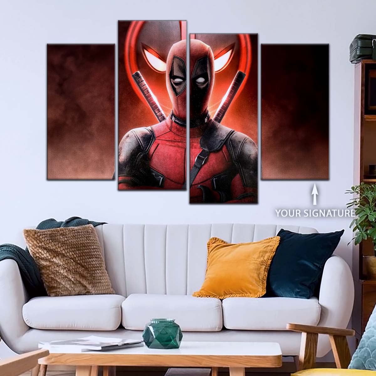 DC Wall Art - DCEU5031 - Deadpool Comic Hero - DC Extended Universe Poster - DC Extended Universe Canvas