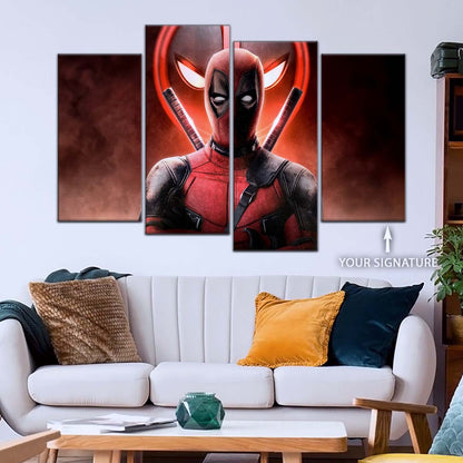 DC Wall Art - DCEU5031 - Deadpool Comic Hero - DC Extended Universe Poster - DC Extended Universe Canvas