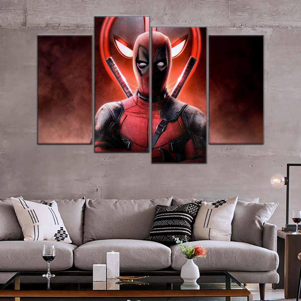 DC Wall Art - DCEU5031 - Deadpool Comic Hero - DC Extended Universe Poster - DC Extended Universe Canvas
