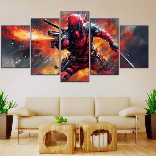 DC Wall Art - DCEU5032 - Deadpool - DC Extended Universe Poster - DC Extended Universe Canvas