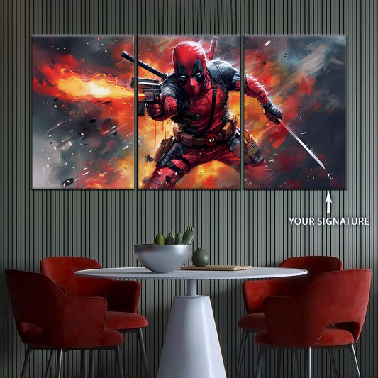 DC Wall Art - DCEU5032 - Deadpool - DC Extended Universe Poster - DC Extended Universe Canvas