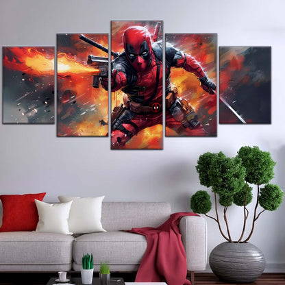 DC Wall Art - DCEU5032 - Deadpool - DC Extended Universe Poster - DC Extended Universe Canvas