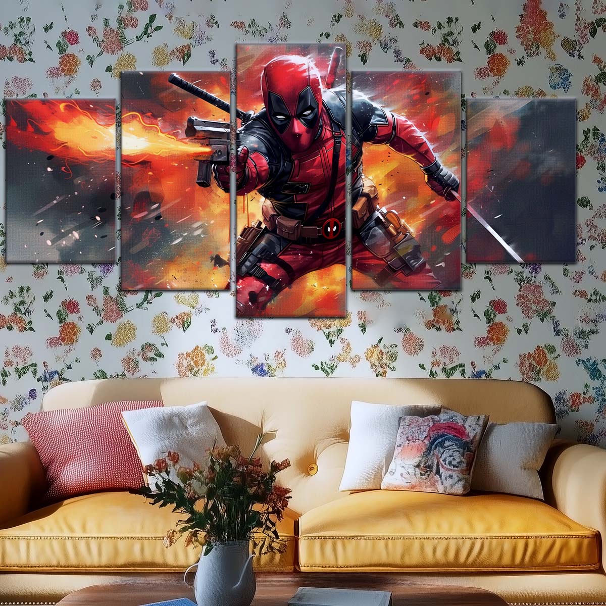 DC Wall Art - DCEU5032 - Deadpool - DC Extended Universe Poster - DC Extended Universe Canvas