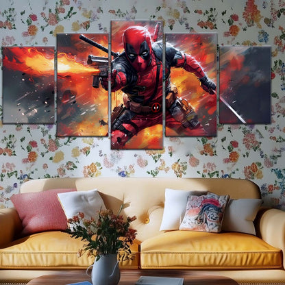 DC Wall Art - DCEU5032 - Deadpool - DC Extended Universe Poster - DC Extended Universe Canvas