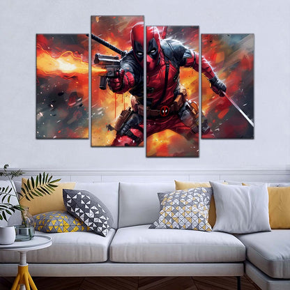 DC Wall Art - DCEU5032 - Deadpool - DC Extended Universe Poster - DC Extended Universe Canvas