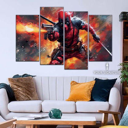 DC Wall Art - DCEU5032 - Deadpool - DC Extended Universe Poster - DC Extended Universe Canvas
