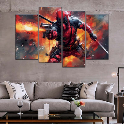 DC Wall Art - DCEU5032 - Deadpool - DC Extended Universe Poster - DC Extended Universe Canvas