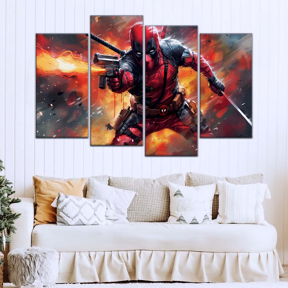 DC Wall Art - DCEU5032 - Deadpool - DC Extended Universe Poster - DC Extended Universe Canvas