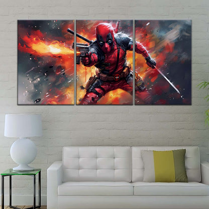 DC Wall Art - DCEU5032 - Deadpool - DC Extended Universe Poster - DC Extended Universe Canvas