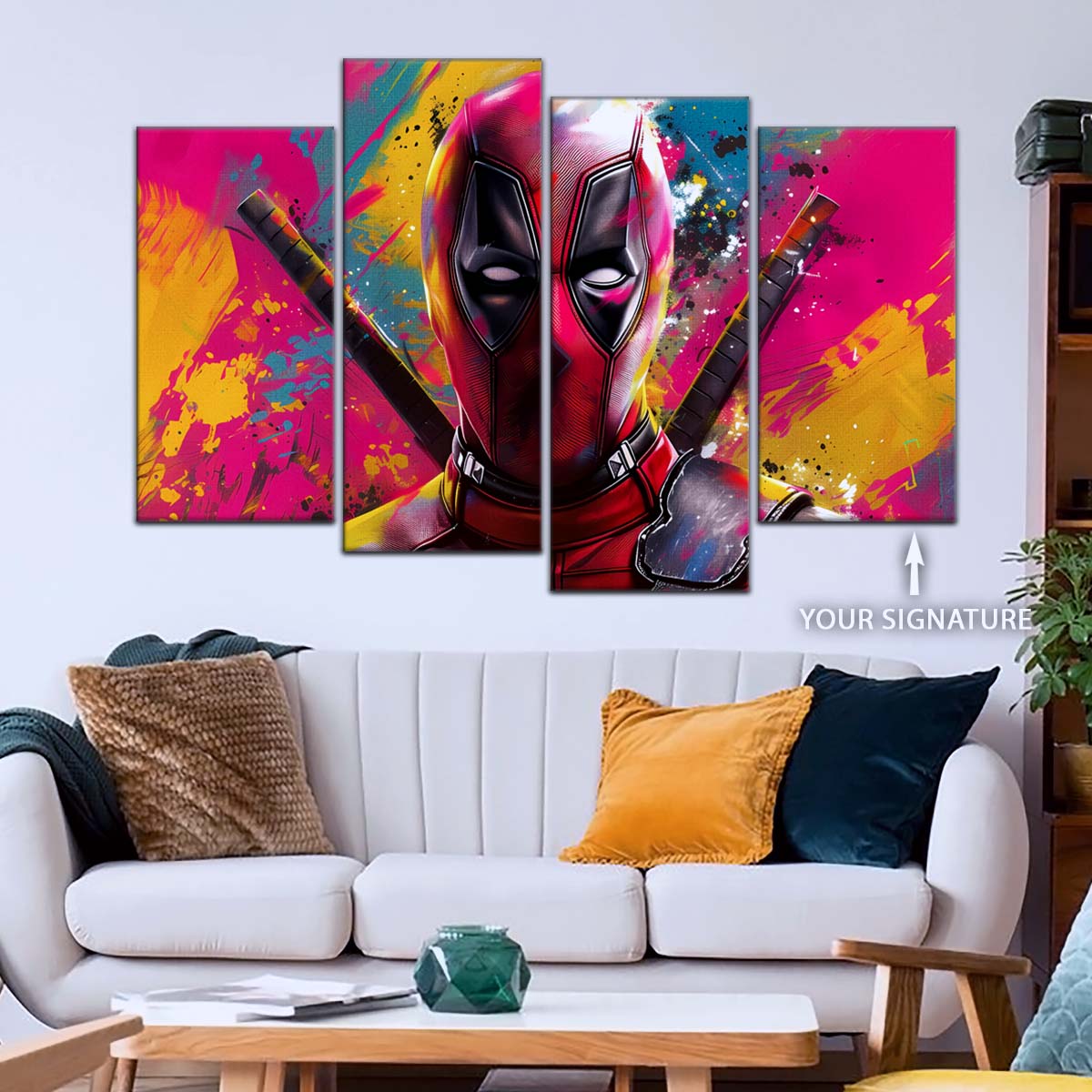 DC Wall Art - DCEU5033 - Deadpool - DC Extended Universe Poster - DC Extended Universe Canvas