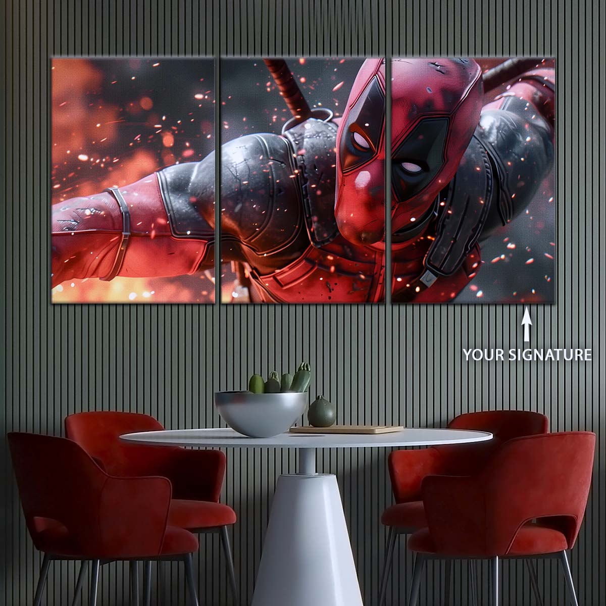 DC Wall Art - DCEU5034 - Deadpool - DC Extended Universe Poster - DC Extended Universe Canvas