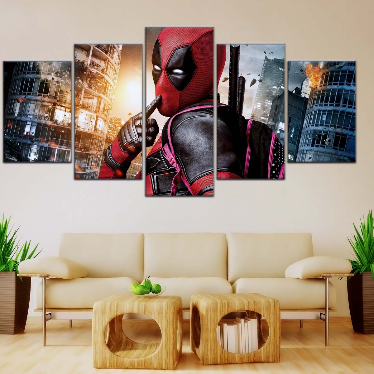 DC Wall Art - DCEU5035 - Deadpool - DC Extended Universe Poster - DC Extended Universe Canvas