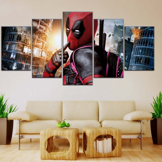 DC Wall Art - DCEU5035 - Deadpool - DC Extended Universe Poster - DC Extended Universe Canvas