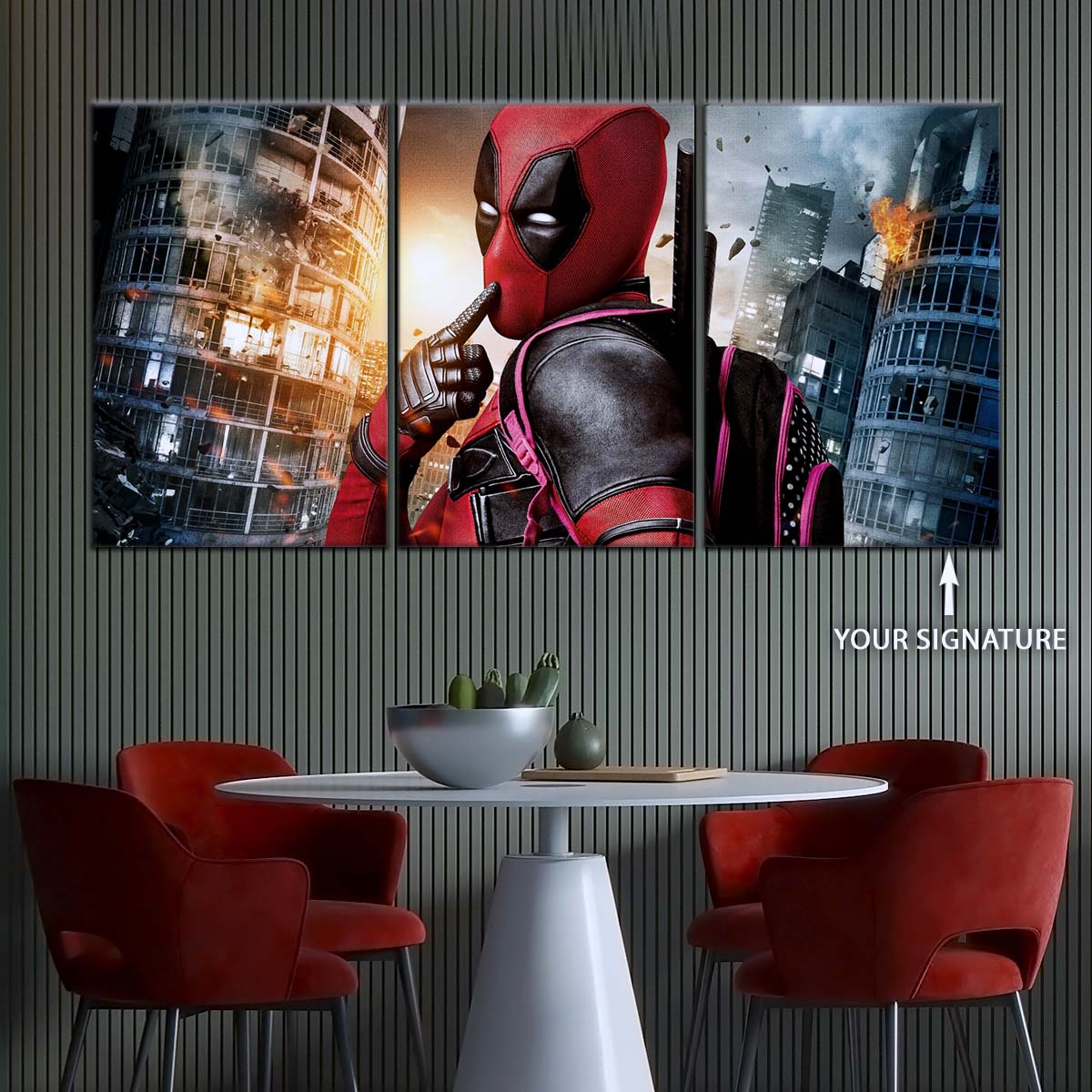 DC Wall Art - DCEU5035 - Deadpool - DC Extended Universe Poster - DC Extended Universe Canvas