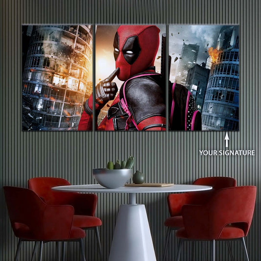 DC Wall Art - DCEU5035 - Deadpool - DC Extended Universe Poster - DC Extended Universe Canvas