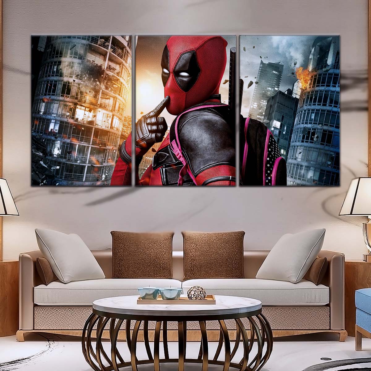 DC Wall Art - DCEU5035 - Deadpool - DC Extended Universe Poster - DC Extended Universe Canvas