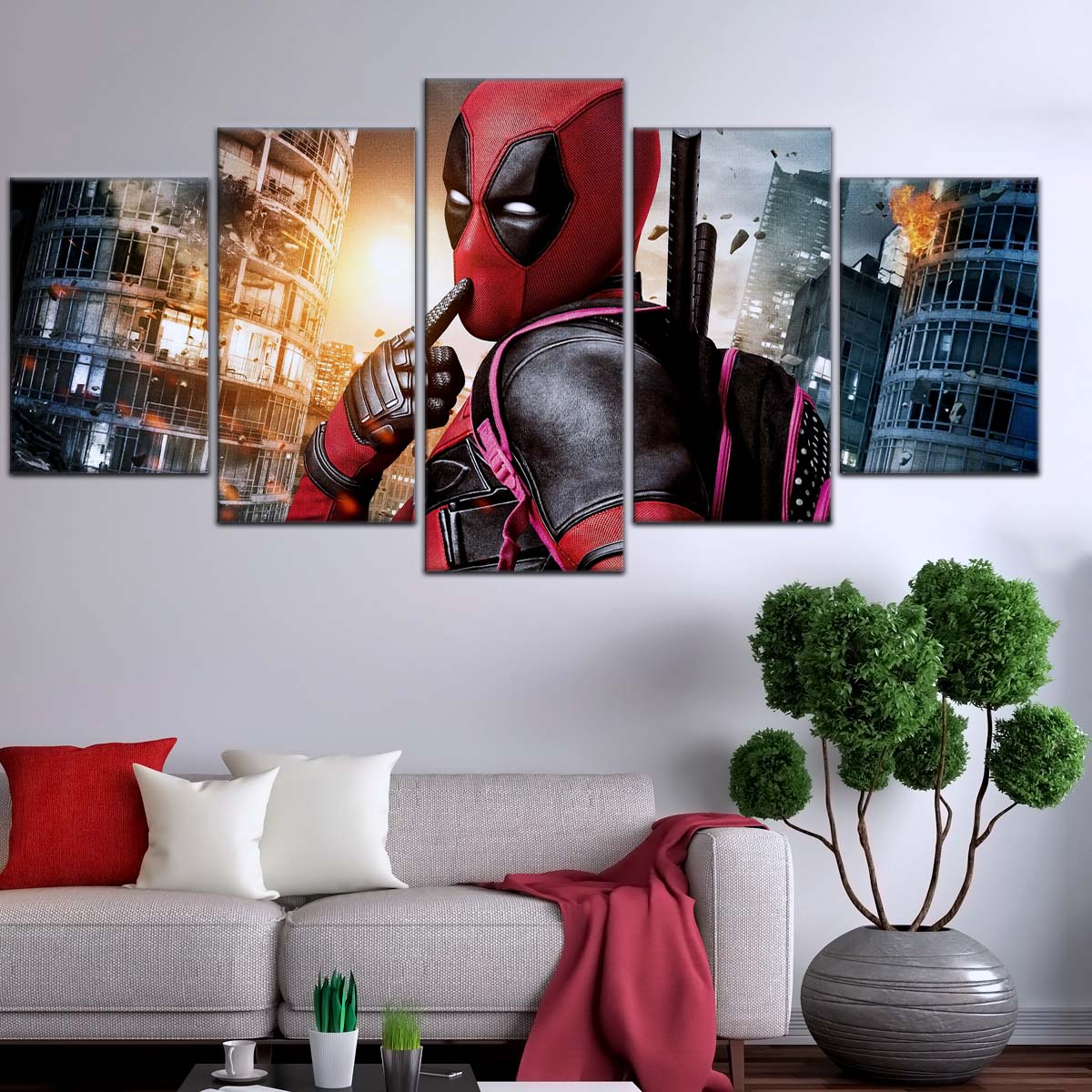 DC Wall Art - DCEU5035 - Deadpool - DC Extended Universe Poster - DC Extended Universe Canvas