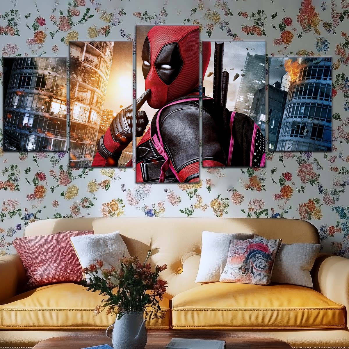 DC Wall Art - DCEU5035 - Deadpool - DC Extended Universe Poster - DC Extended Universe Canvas