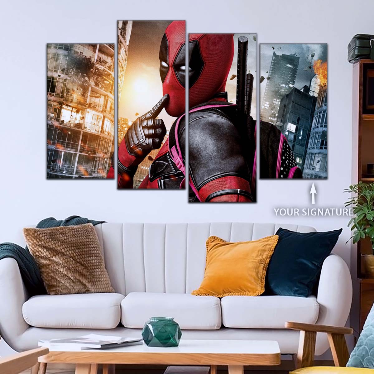 DC Wall Art - DCEU5035 - Deadpool - DC Extended Universe Poster - DC Extended Universe Canvas