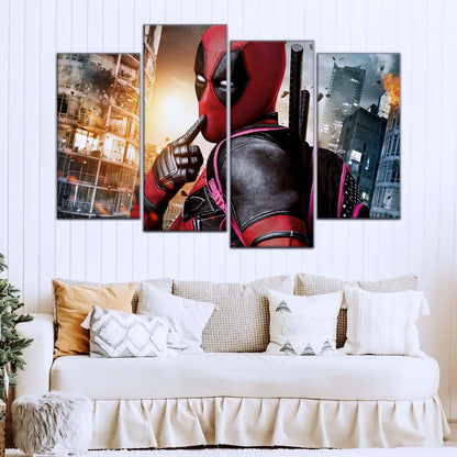 DC Wall Art - DCEU5035 - Deadpool - DC Extended Universe Poster - DC Extended Universe Canvas