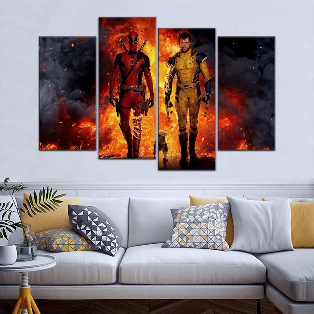 DC Wall Art - DCEU5036 - Deadpool & Wolverine - DC Extended Universe Poster - DC Extended Universe Canvas