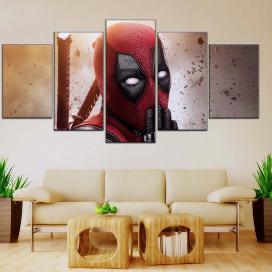 DC Wall Art - DCEU5037 - Deadpool - DC Extended Universe Poster - DC Extended Universe Canvas