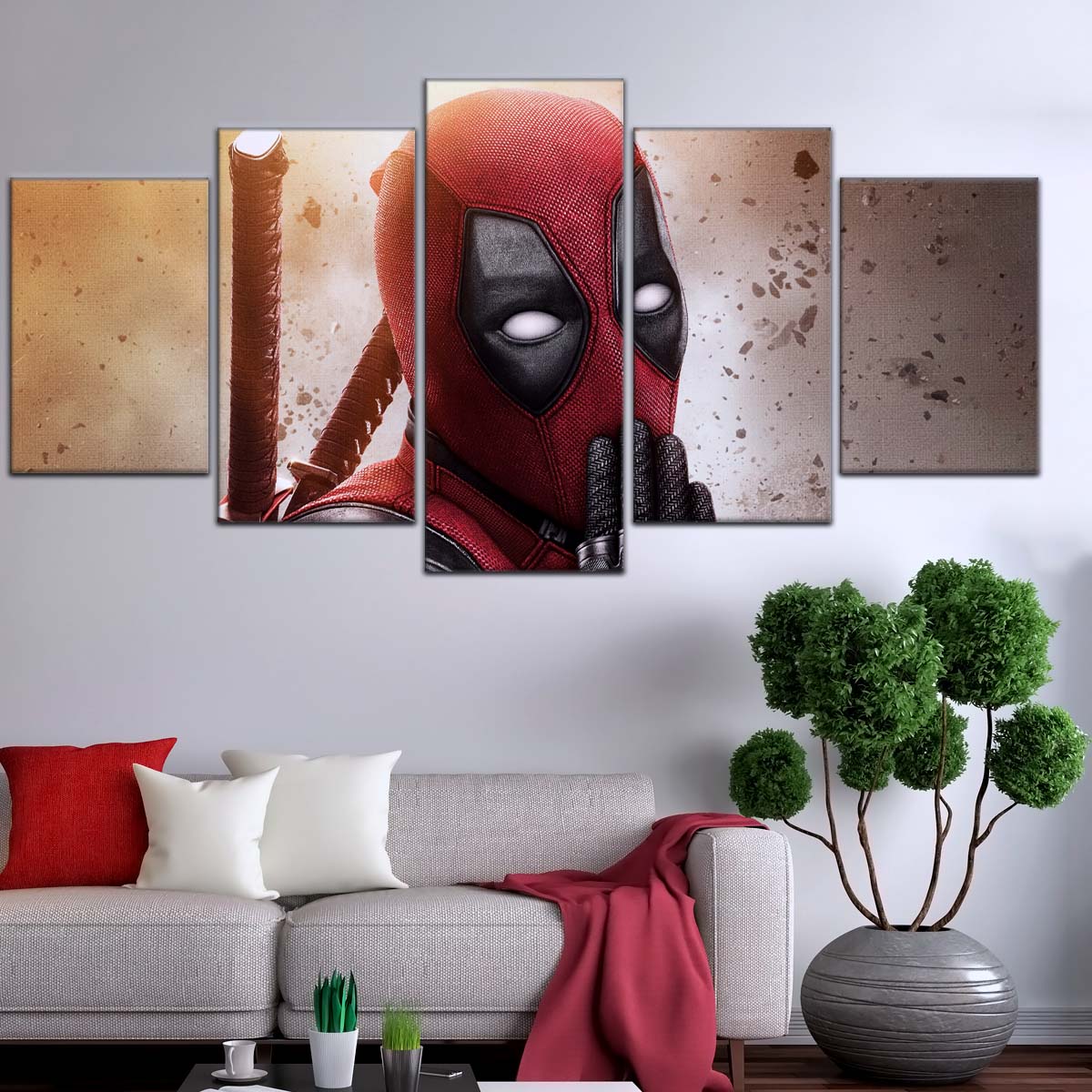 DC Wall Art - DCEU5037 - Deadpool - DC Extended Universe Poster - DC Extended Universe Canvas