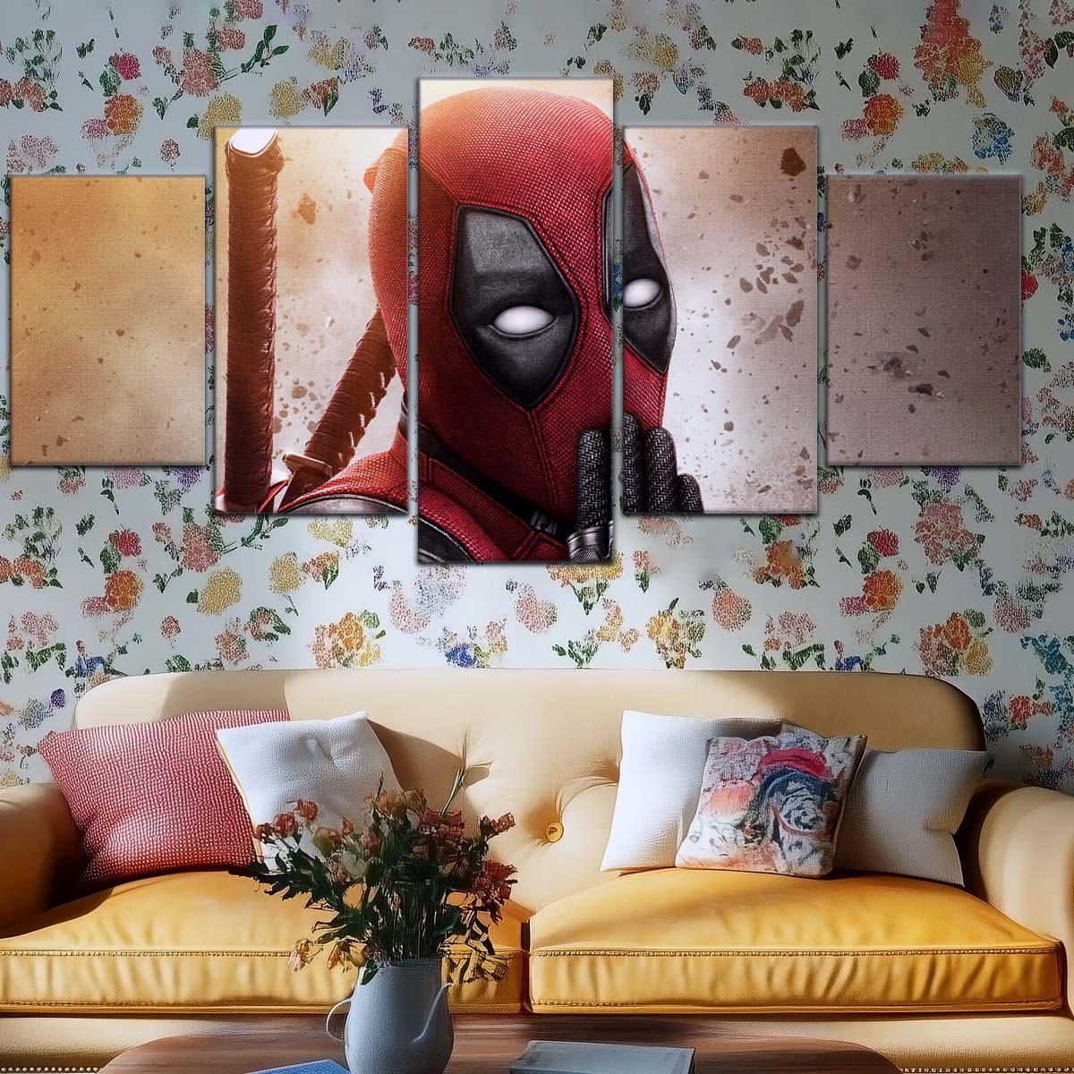 DC Wall Art - DCEU5037 - Deadpool - DC Extended Universe Poster - DC Extended Universe Canvas
