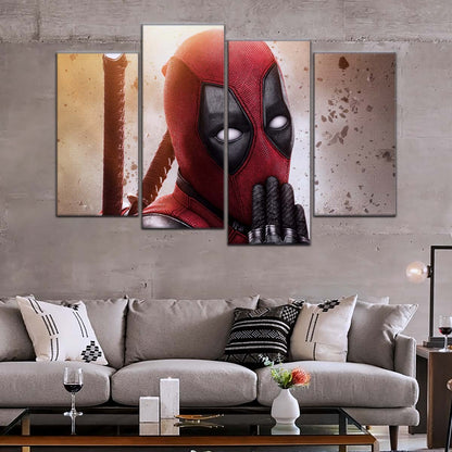 DC Wall Art - DCEU5037 - Deadpool - DC Extended Universe Poster - DC Extended Universe Canvas